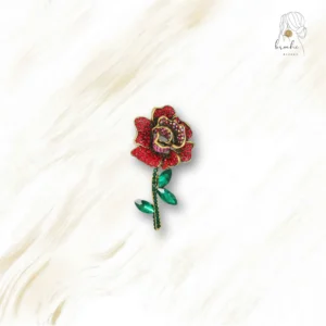 Broche Rose Moderne