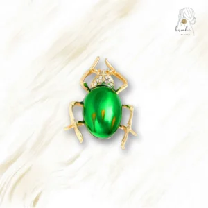 Broche Scarabée Gros Ventre Doré