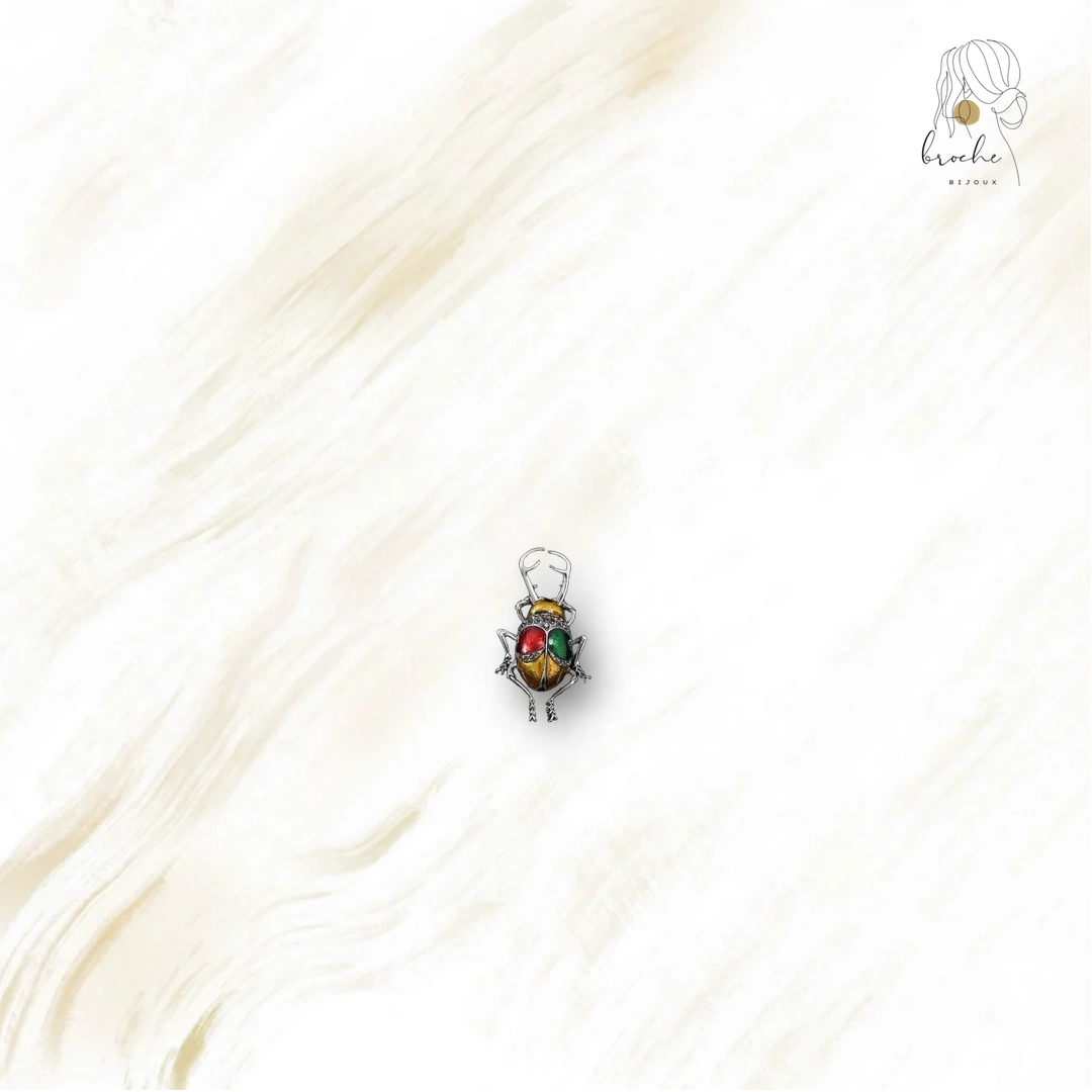 Broche Scarabée Mexicain