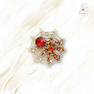 Broche Toile D'Araignée Luxeux
