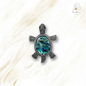Broche Tortue Bleue