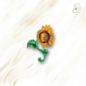 Broche Tournesol