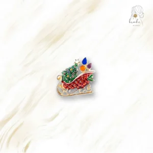 Broche Traîneau Du Père Noël