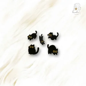 Petite Broche Chat Noir
