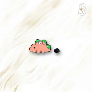 Pin's Dinosaure Rose