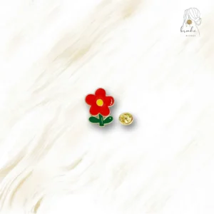 Pin's Fleur Rouge