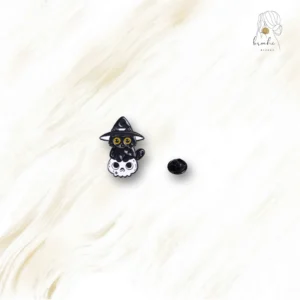 Pin's Halloween Chat Sorcière