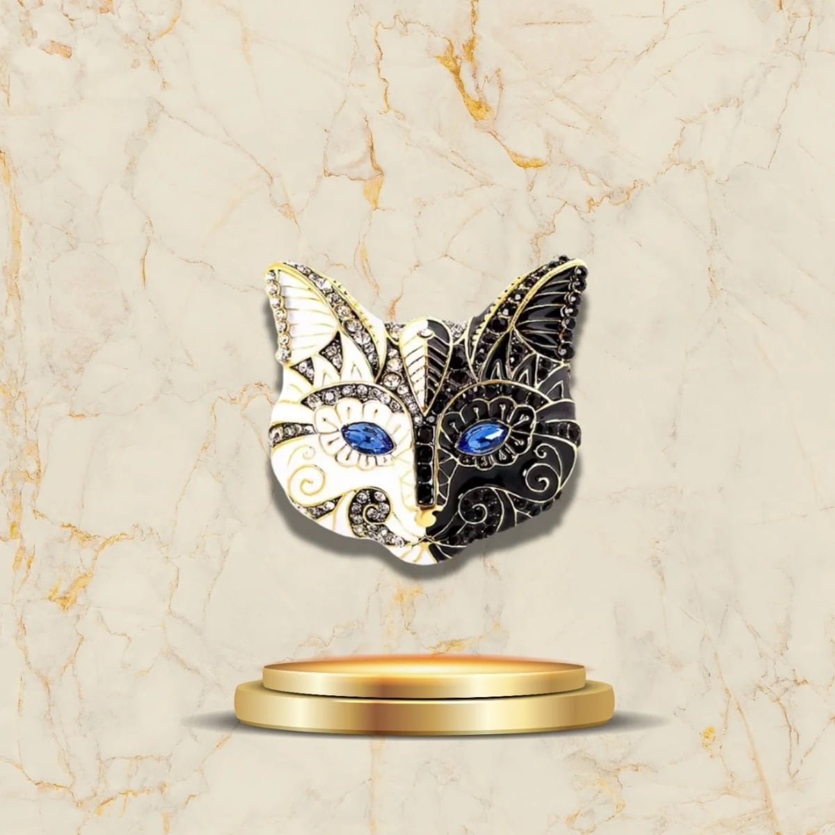 Image illustrant broche chat